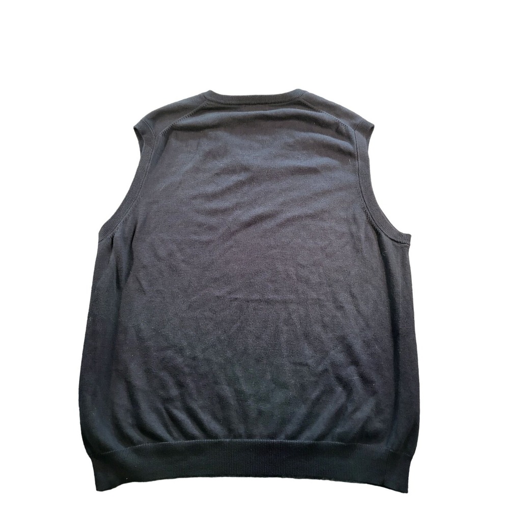 Brooks Brothers 346 Sleeveless VNeck Sweater Men Sz L Supima Cotton Workwear - Picture 2 of 6